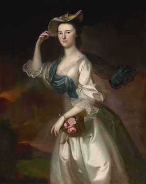 Portrait of Abigail Erving Scott, 1760 (oil on canvas)