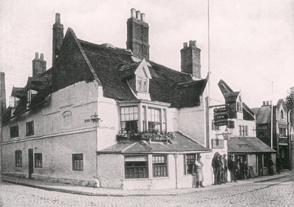 White Horse, Spalding (b/w photo)