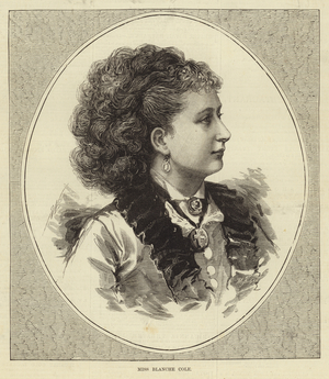 Miss Blanche Cole (engraving)