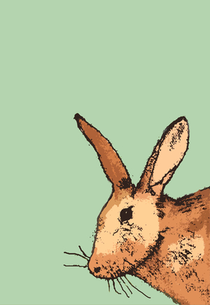 Hare, 2014 (monoprint with ink)