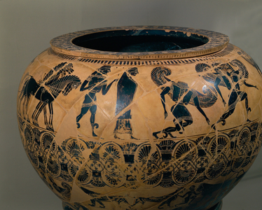 Perseus pursued by the Gorgons …