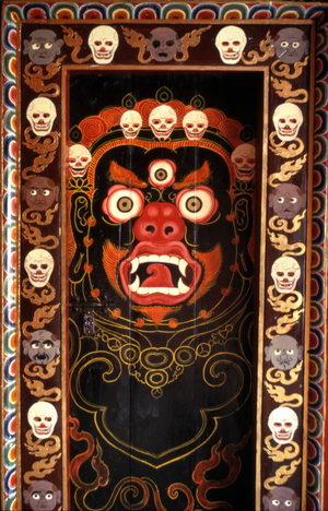 A Mah?k?la, a Buddhist deity.