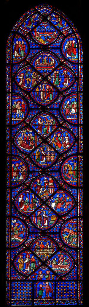 Scenes from the life of St Thomas (w23) (stained glass)