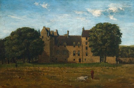 Kellie Castle, Fife (oil on canvas)