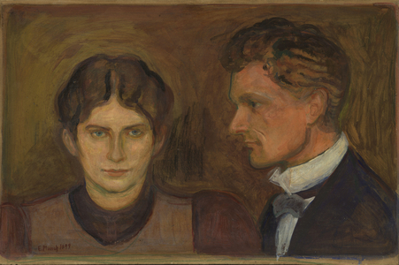 Aase and Harald Norregaard, 1899 (oil on board)