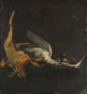 Still Life with Hare, 1630 (oil on canvas)
