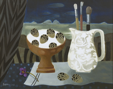 Three Paint Brushes, 2004 (oil on canvas)