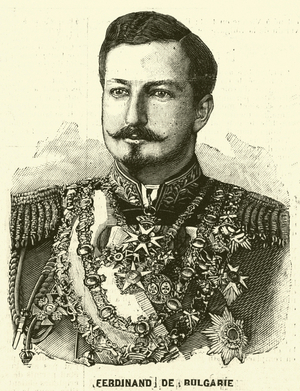 Ferdinand I of Bulgaria (engraving)