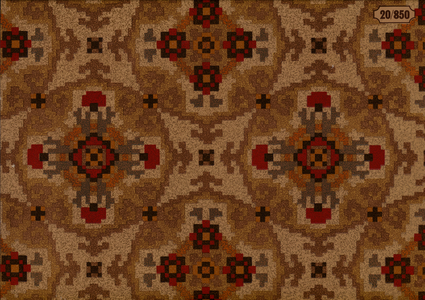 Linoleum sample from Barry’s of Kirkcaldy, 1935-36 (colour litho)