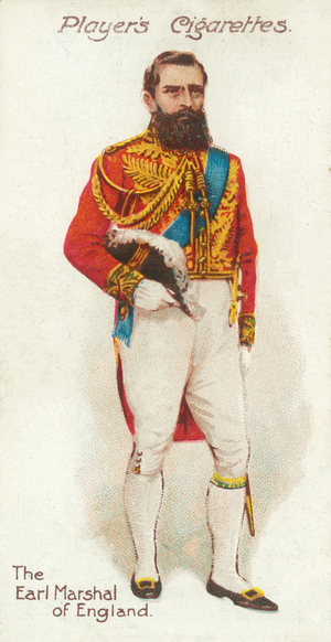 Ceremonial and Court Dress: The Earl Marshal of England (colour litho)