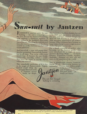 Jantzen Magazine, advert, USA, 1920s