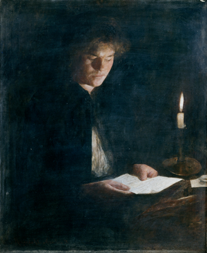 Reading girl, 1878 (painting)