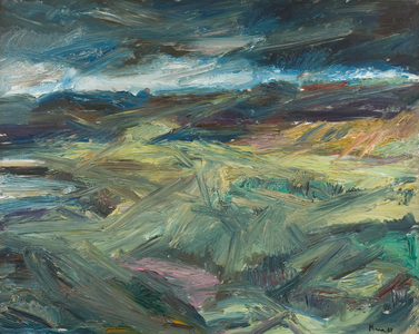 Lake McKerrow, New Zealand, 1961 (oil on canvas)
