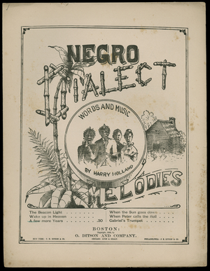 Negro Dialect Melodies, 1885 (print)