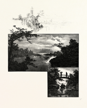 Eastern Ontario, Head of Grenadier And Sport Island, And Near Alexandria Bay, Canada, Nineteenth Century Engraving