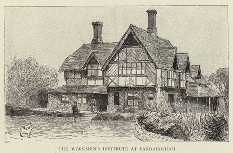 The Workmen's Institute at Sandringham (engraving)