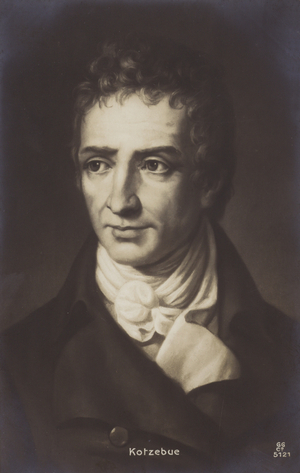 August Kotzebue (1761-1819), German dramatist and writer (litho)