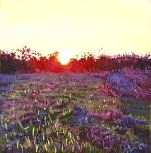 Farley Sunset, 2012 (oil on canvas)