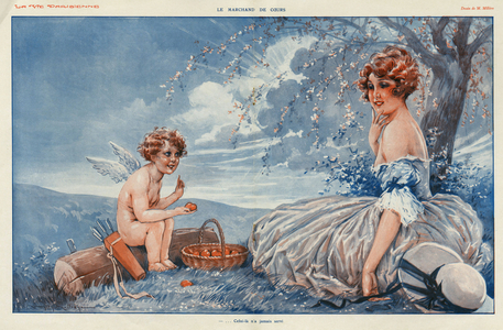 La Vie Parisienne Magazine Plate, France, 1910s (print)