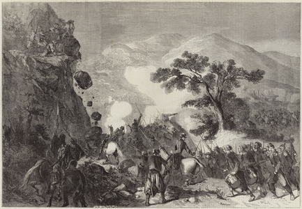 The French expedition against Morocco (engraving)