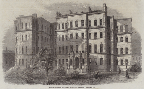 King's College Hospital, Portugal-Street, Lincoln's Inn (engraving)