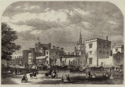 Ashridge House, Buckinghamshire, the Seat of Earl Brownlow (engraving)