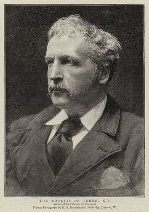 The Marquis of Lorne, KT (engraving)
