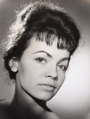 German actress Uta Sax, Germany 1960s (b/w photo)