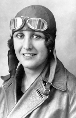 Maryse Bastie (1898-1952) French woman pilot, in 1931
