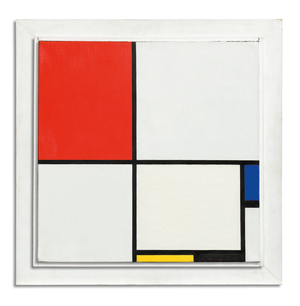 Composition No. III, with Red, Blue, Yellow, and Black, 1929 (oil on canvas)