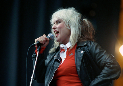 Bærum 19910706. Debbie Harry on stage during the concert at the Kalvøya festival ..., 1991 (photo)