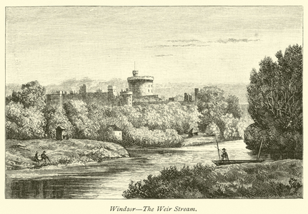 Windsor, The Weir Stream (engraving)