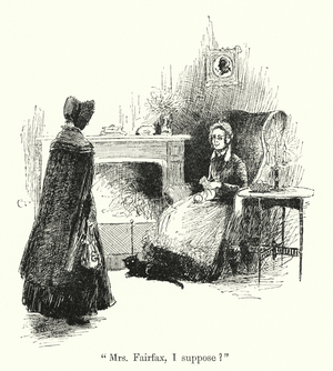 Illustration for Jane Eyre by Charlotte Bronte (litho)