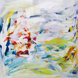 Living Among Trees I, 2017 (acrylic on canvas)