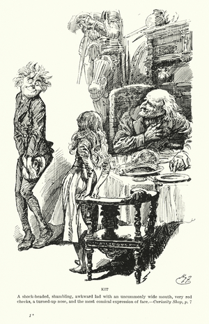 Illustration for The Old Curiosity Shop by Charles Dickens (litho)