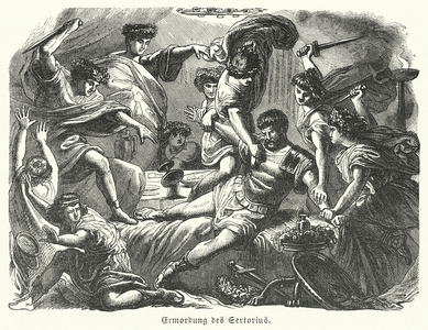 Murder of Quintus Sertorius (engraving)