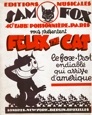 Felix the Cat. (engraving, circa 1930)