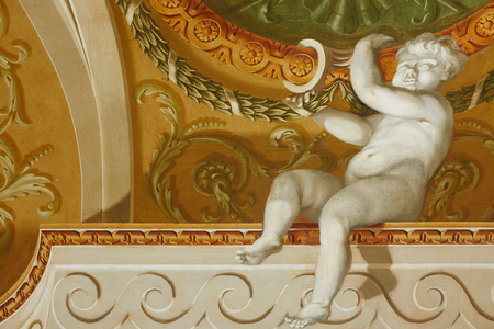 The Queen's Staircase ceiling, 1734 (painted ceiling)