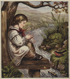 Robin's Christmas Song (colour litho)