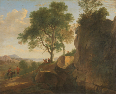 Italian landscape, 1643 (oil on canvas)
