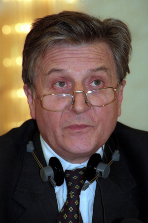 Jean-Claude Trichet (President of the French Central Bank) - German-French..., 1980 (photo)