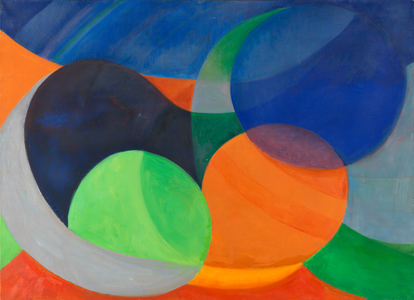 Mouvement, 1960 (oil on canvas)		