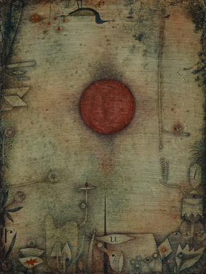 Ad marginem, 1930 (w/c on cardboard)