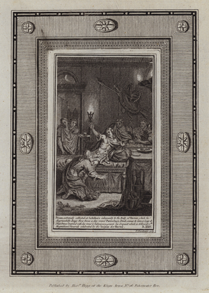 Illustration for Homer's Iliad (engraving)