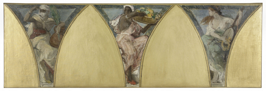 Sketch for Paris City Hall: Algeria. Guyana. Provence, circa 1888 (oil on canvas)