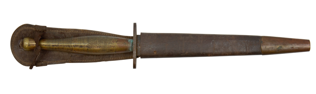 Fairbairn Sykes fighting knife and sheath. 2nd Pattern. Wilkinson Sword Co. England, 20th century, 20th century