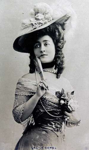 Cécile Sorel, a French comic actress