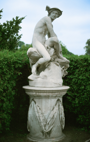 Mercury. Statue in the park of Sanssouci Palace (photo)