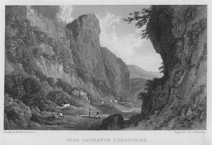 Near Castleton, Derbyshire (engraving)