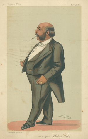 HH The Maharahah Duleep Singh GCSI, The Maharajah, 18 November 1882, Vanity Fair cartoon (colour litho)